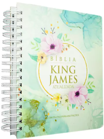 Bíblia King James Atualizada Com Espaço Para Anotações Blue Sky