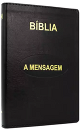 Bíblia A Mensagem Média Capa Luxo Preta