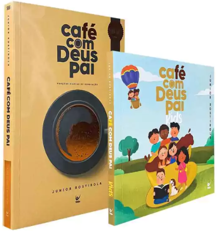 Compre E Ganhe - Livro Café Com Deus Pai Adulto + Kids - Junior Rostirola Edição 2023