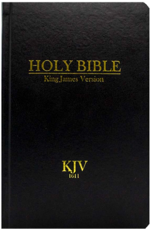 Bíblia Em Inglês Holy Bible King James Version 1611 Média Capa Dura Preta