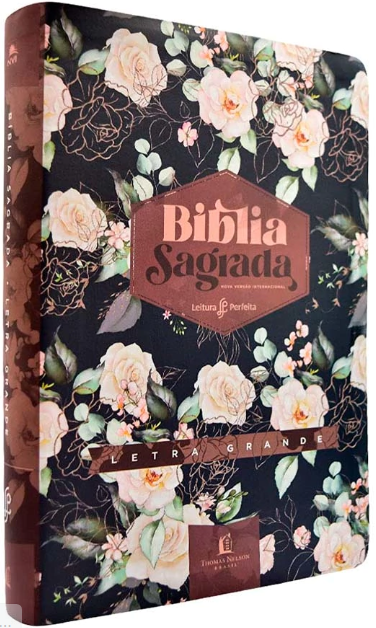 Bíblia Sagrada NVI Letra Grande Leitura Perfeita Com Espaço Para Anotações Rosas