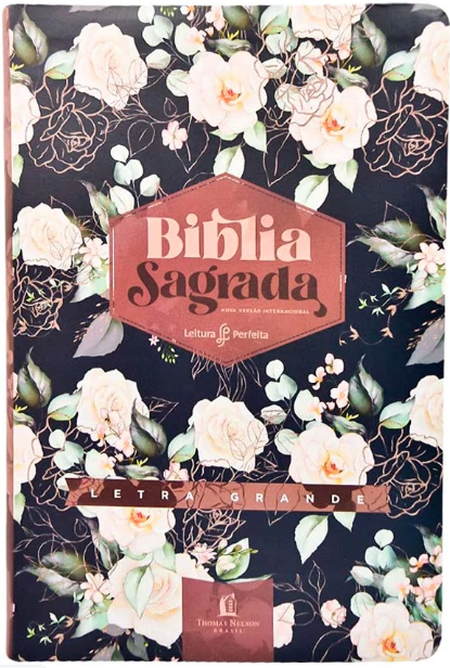 Bíblia Sagrada NVI Letra Grande Leitura Perfeita Com Espaço Para Anotações Rosas