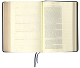 Bíblia The Purpose Book A21 Letra normal Espaço para anotações Capa tecido azul Reino