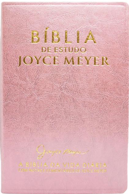 Bíblia De Estudo Joyce Meyer - Rosa