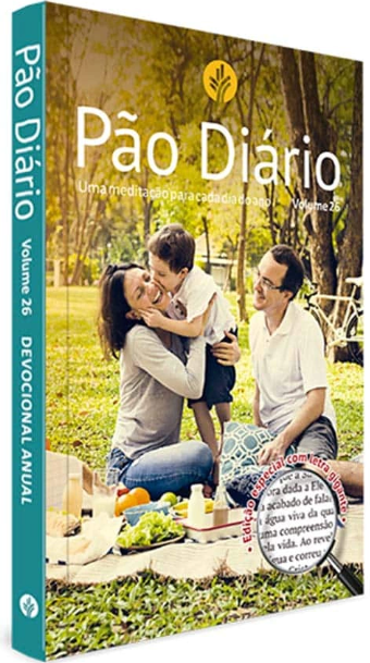 Livro Pão Diário Volume 26 Capa Família Edição Especial Letra Gigante