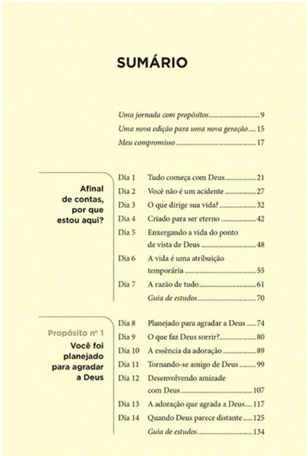 Livro Uma Vida Com Propósitos - Rick Warren