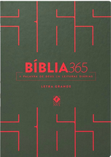 Bíblia 365 NVT Letra Grande Cinza A Palavra De Deus Em Leituras Diárias