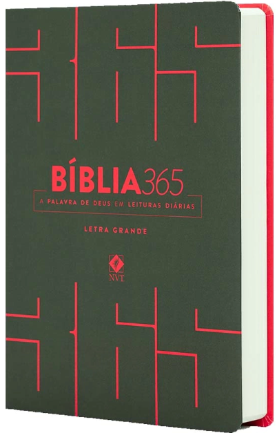 Bíblia 365 NVT Letra Grande Cinza A Palavra De Deus Em Leituras Diárias