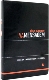 Bíblia De Estudo A Mensagem Luxo Preta