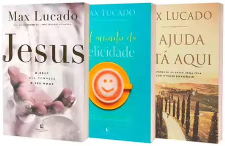 Combo Max Lucado 3 Livros