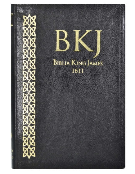 Bíblia King James Fiel 1611 Ultrafina Luxo Preta