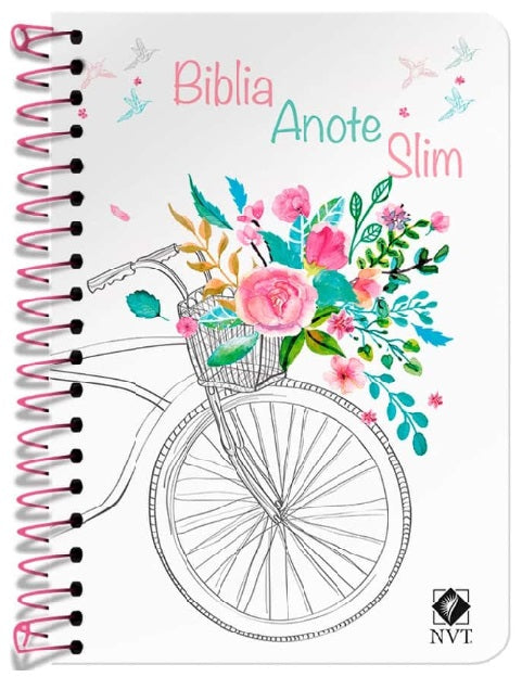 Bíblia NVT Anote Slim Espiral Bike