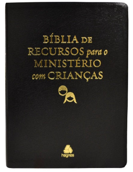 Bíblia De Recursos Para O Ministério Com Crianças Apec - Luxo Preta