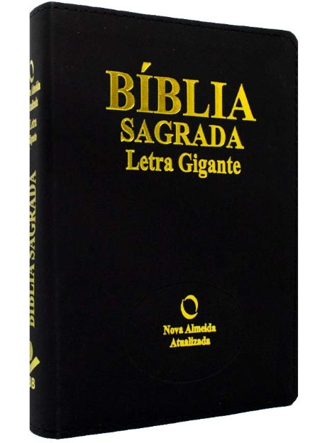 Bíblia Sagrada Letra Gigante NAA Preta Com Índice