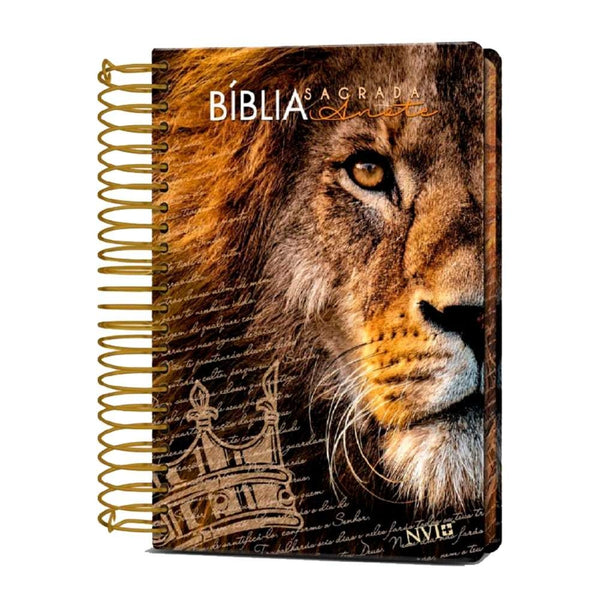 Bíblia Anote NVI - Espiral Leão